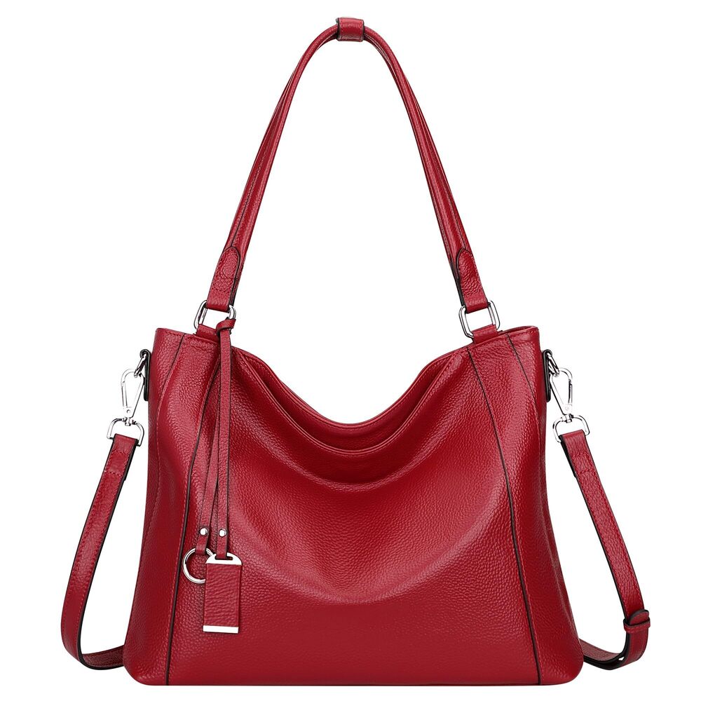 6983 Leather Purses Large Hobo Bags Lady Shoulder Handbags with Detachable